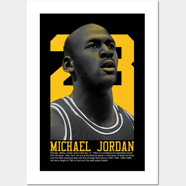 Michael Jordan 23 Wall Art by Arrow